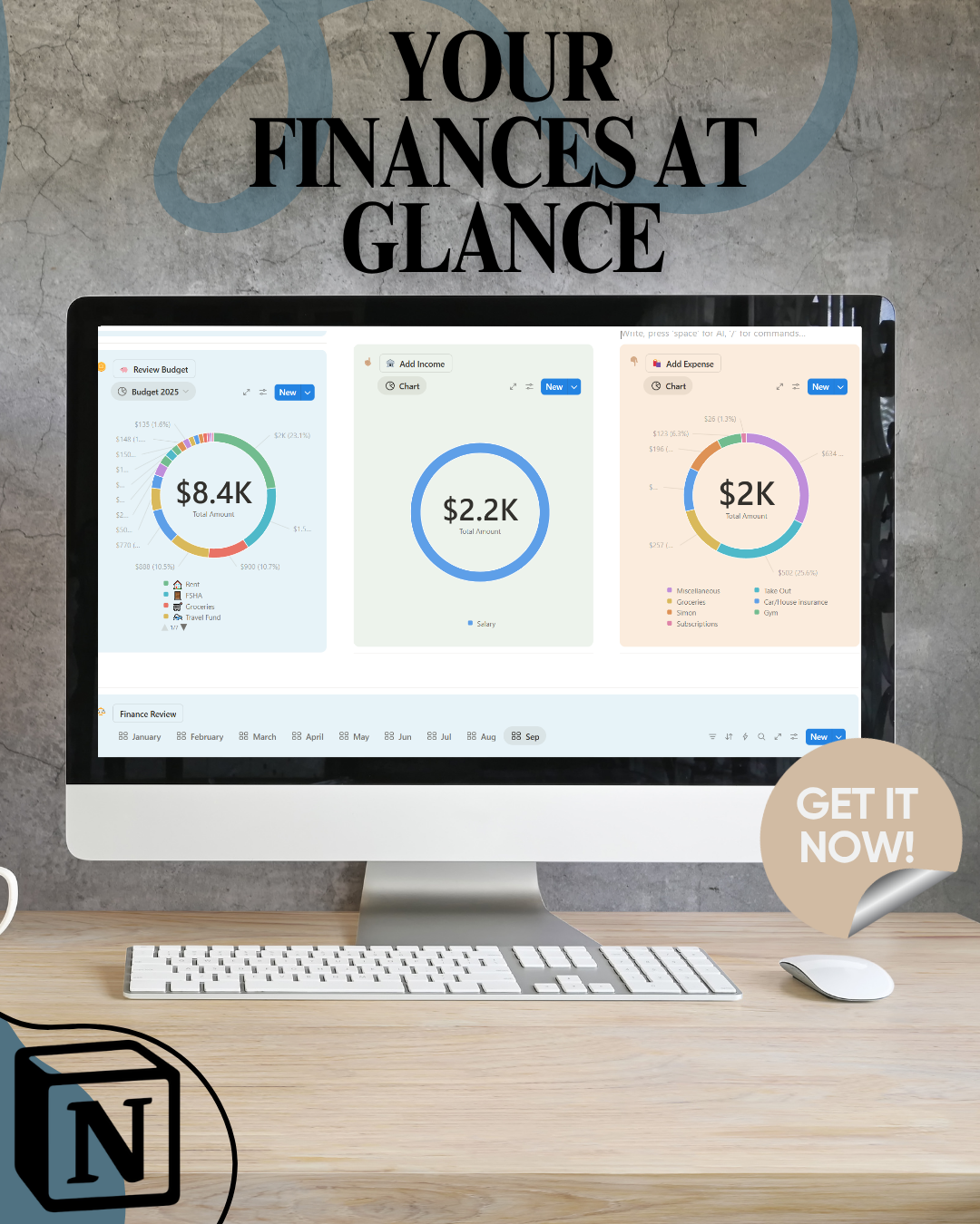Notion Financial Tracker - Base